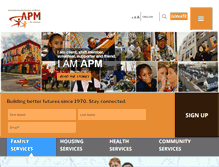 Tablet Screenshot of apmphila.org